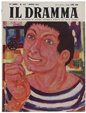 Seller image for IL DRAMMA N. 247, aprile 1957. Copertina originale di Migneco.: for sale by Bergoglio Libri d'Epoca