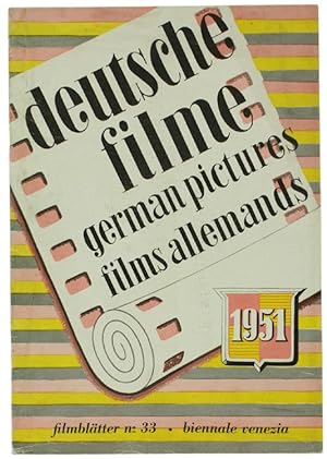 DEUTSCHE FILME - GERMAN PICTURES - FILMS ALLEMANDS 1951. Filmblätter n° 33 - Biennale Venezia.: