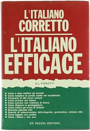 L'ITALIANO CORRETTO - L'ITALIANO EFFICACE.: