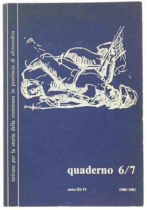 QUADERNO 6/7 - Anno III/IV 1980/1981.: