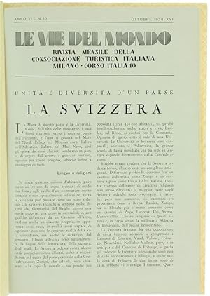 LA SVIZZERA. Unità e diversità d'un paese.: