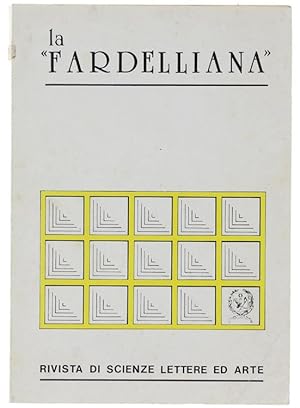 LA "FARDELLIANA". Rivista quadrimestrale di scienze lettere ed arte. Anno IV n.2/3. Maggio-dicemb...