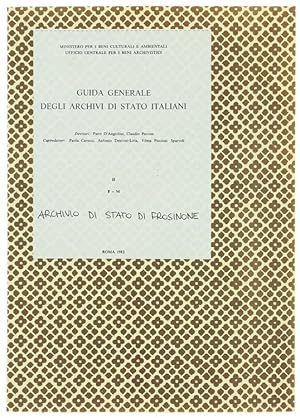 ARCHIVIO DI STATO DI FROSINONE.: