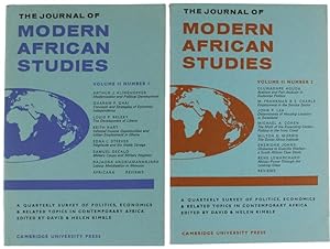 THE JOURNAL OF MODERN AFRICAN STUDIES. Volume 11 Number 1: March 1973 and Number 2: June 1973.: