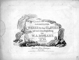 [K 478] Saemmtliche Werke für das Clavier, mit und ohne Begleitung, von W. A. Mozart. 27tes Heft....