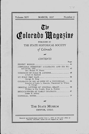 Seller image for The Colorado Magazine, Vol. XIV, No. 2, March 1937 for sale by Clausen Books, RMABA