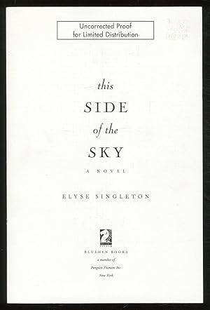 Imagen del vendedor de This Side of the Sky a la venta por Between the Covers-Rare Books, Inc. ABAA