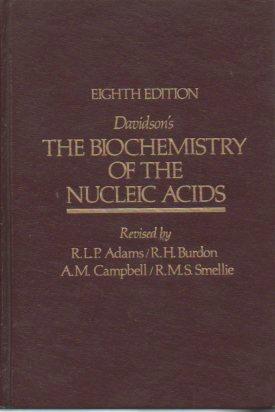 Imagen del vendedor de Davidson's The Biochemistry of the Nucleic Acids (Eighth Edition) a la venta por Bookfeathers, LLC