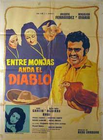 Seller image for Entre monjas anda el diablo [movie poster]. (Cartel de la pelcula). for sale by Wittenborn Art Books