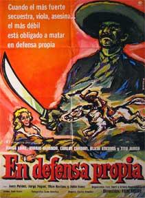 Imagen del vendedor de En defensa propia [movie poster]. (Cartel de la pelcula). a la venta por Wittenborn Art Books