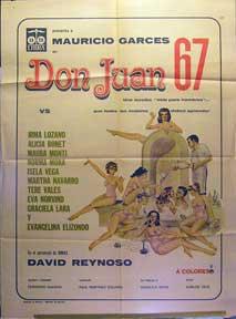 Bild des Verkufers fr Don Juan 67 [movie poster]. (Cartel de la pelcula). zum Verkauf von Wittenborn Art Books