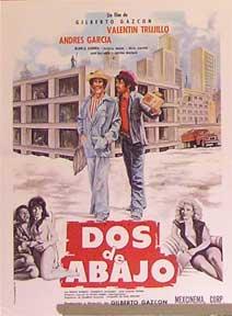 Bild des Verkufers fr Dos de abajo [movie poster]. (Cartel de la pelcula). zum Verkauf von Wittenborn Art Books