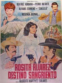 Seller image for Rosita Alvirez, destino sangriento [movie poster]. (Cartel de la pelcula). for sale by Wittenborn Art Books