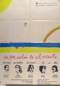 Image du vendeur pour De que color es el viento [movie poster]. (Cartel de la pelcula). mis en vente par Wittenborn Art Books