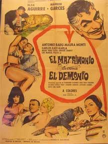 Imagen del vendedor de Matrimonio es como el demonio, El [movie poster]. (Cartel de la pelcula). a la venta por Wittenborn Art Books