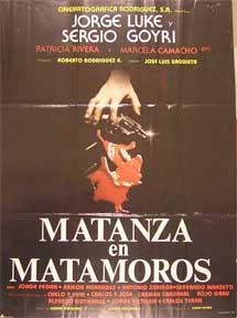 Imagen del vendedor de Matanza en Matamoros [movie poster]. (Cartel de la pelcula). a la venta por Wittenborn Art Books