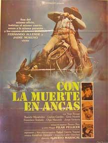 Imagen del vendedor de Con la muerte en ancas [movie poster]. (Cartel de la pelcula). a la venta por Wittenborn Art Books