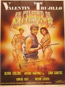 Bild des Verkufers fr En peligro de muerte [movie poster]. (Cartel de la pelcula). zum Verkauf von Wittenborn Art Books