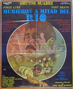 Seller image for Murieron a la mitad del rio [movie poster]. (Cartel de la pelcula). for sale by Wittenborn Art Books