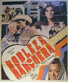 Bild des Verkufers fr Nobleza Ranchera [movie poster]. (Cartel de la pelcula). zum Verkauf von Wittenborn Art Books
