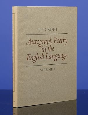 Autograph Poetry in the English Language