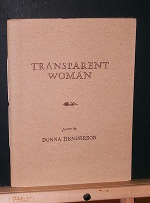 Seller image for Transparent Woman for sale by Tree Frog Fine Books and Graphic Arts