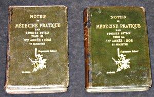 Seller image for Notes de mdecine pratique tome XI et XII, 6 anne : 1908, premier et deuxime semestre for sale by Abraxas-libris