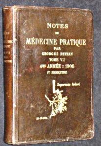 Image du vendeur pour Notes de mdecine pratique tome V, 3 anne : 1905, premier semestre mis en vente par Abraxas-libris