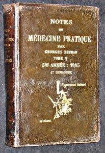 Image du vendeur pour Notes de mdecine pratique tome VII, 4 anne : 1906, premier semestre mis en vente par Abraxas-libris