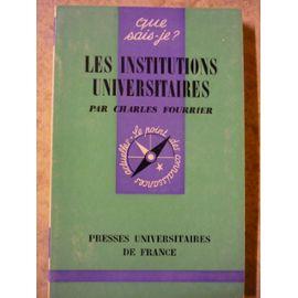 Imagen del vendedor de LES INSTITUTIONS UNIVERSITAIRES a la venta por secretdulivre