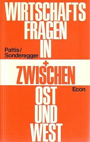 Bild des Verkufers fr Wirtschaftsfragen in und zwischen Ost und West. Referate und Beitrge zu einem Seminar der Studentenschaft der Hochschule St. Gallen fr Wirtschafts- und Sozialwissenschaften vom 2. bis 5. Mai 1966 in St. Gallen. Mit Vorwort von Kurt Steiff. zum Verkauf von Antiquariat Carl Wegner