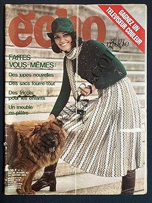 ECHO DE LA MODE-N°3-DU 18 AU 24 JANVIER 1974