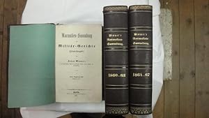 Normalien-Sammlung für Militär-Gerichte 1857 bis 1867 in drei Bänden.