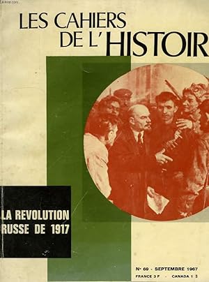 Bild des Verkufers fr LES CAHIERS DE L'HISTOIRE, N 69, SEPT. 1967 zum Verkauf von Le-Livre