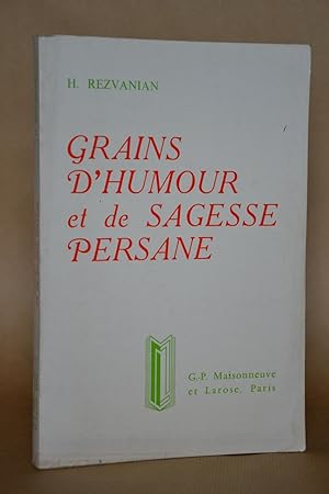 Image du vendeur pour Grains D'humour De La Sagesse Persane mis en vente par Librairie Raimbeau