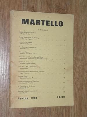 Seller image for The Martello Magazine Spring 1985 for sale by Dublin Bookbrowsers