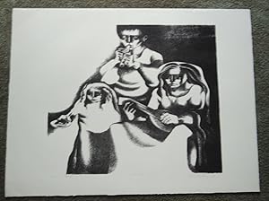 "MUSICAL #4": AN ORIGINAL SIGNED LITHOGRAPH, TITLED AND DATED BY THE ARTIST