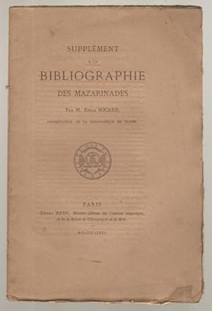 Supplément à la bibliographie des Mazarinades