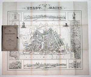 Plan der STADT MAINZ. Plan de la ville de Mayence.