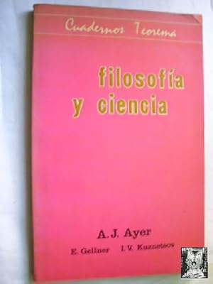 FILOSOFÍA Y CIENCIA