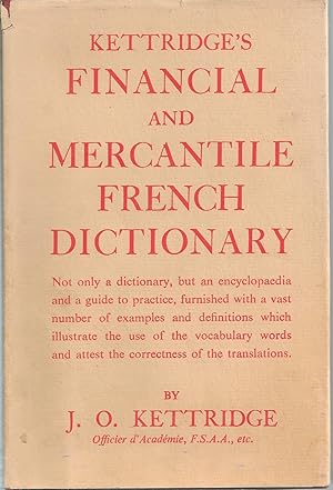 Ketteridge's Financial And Mercantile French Dictionary