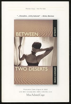 Seller image for Between Two Deserts for sale by Between the Covers-Rare Books, Inc. ABAA