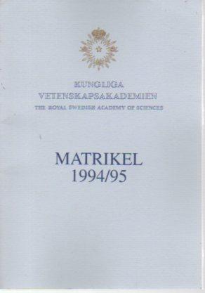 Imagen del vendedor de Matrikel 1994/1995 (Directory 1994/1995) a la venta por Bookfeathers, LLC