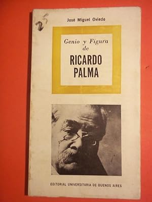 Imagen del vendedor de GENIO Y FIGURA DE RICARDO PALMA. a la venta por Carmichael Alonso Libros