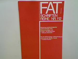 Seller image for Bewertung epidemiologischer Untersuchungen �ber Dieselmotorabgas und Lungen- und Blasenkrebs - kritische �bersicht : On the Epidemiology of Diesel-Exhaust and Lung and Bladder Cancer - a critical review (FAT - Schriftenreihe Nr. 112) for sale by books4less (Versandantiquariat Petra Gros GmbH & Co. KG)
