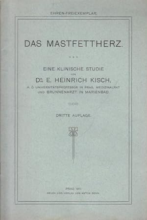 Seller image for Das Mastfettherz. Eine klinische Studie. for sale by Antiquariat Carl Wegner