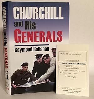 Seller image for Churchill and His Generals. for sale by Thomas Dorn, ABAA