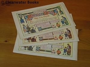 Three 1915 Overseas Club Empire Day certificates.