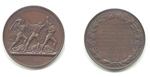 Aux Braves Armees Francaises (Bronze Plaque Engraved by J.P. Droz /Memorial to the French Armies ...