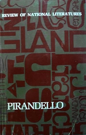 Seller image for Pirandello (Review of National Literatures) for sale by School Haus Books